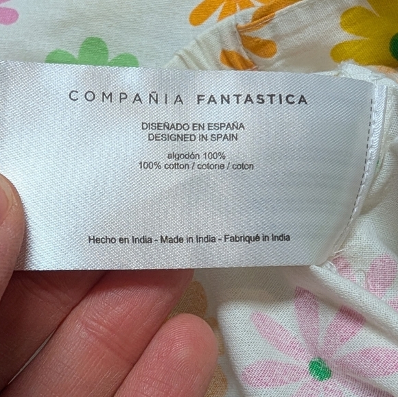 Compania Fantastica (XS) 60's Floral Pants Colorful Spring Summer  NWT - Picture 6 of 8